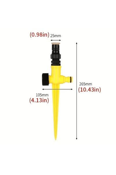 Choice G1683A 360° Rotation Automatic Garden Sprinkler - Perfect For Lawns,Fa...