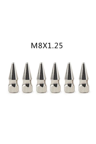 Choice JGLS-M8X1.25 JDM Style M6X1.0/M8X1.25 Chrome Spikes Bolt Spiked Valve Cover Engine Bay Dress Up Wash
