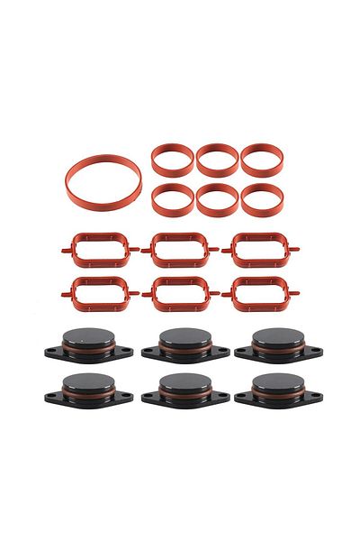 Choice 33MM Black 6*22mm / 6* 33mm Swirl Blanks Flaps Repair Delete Kit for BMW E87 E46 E90/91/92 E39 E60/6