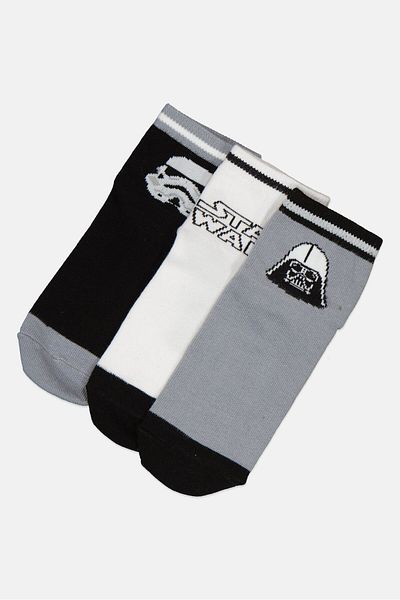 Star Wars جوارب جرافيكية للأطفال للأولاد، 3 قطع، متعددة الألوان