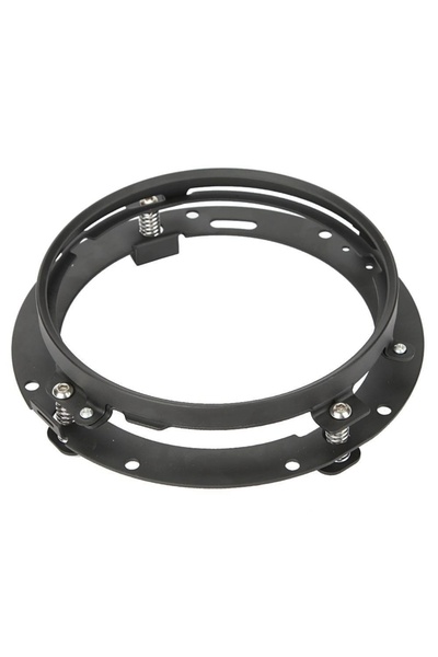 Choice3 حلقة تثبيت مصباح أمامي LED دائري مقاس 7 بوصات باللون الأسود قطعة واحد...