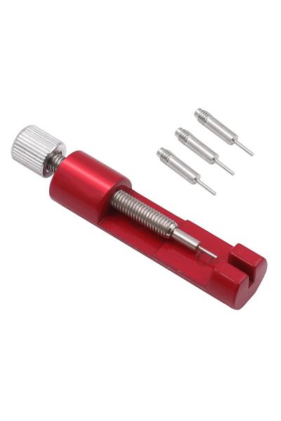 Choice Red-Matel Metal Watch Band Strap Link Pin Remover Repair Tool Kit for Watchmakers with Pack of 3 Ext
