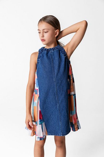 Lia Lea Girl Blue Dress