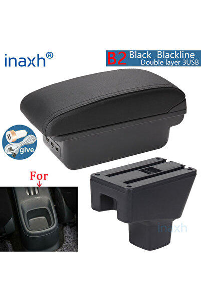 Choice3 كابل B2 أسود بثلاثة منافذ USB لقطع غيار مسند الذراع الداخلي لسيارة سو...