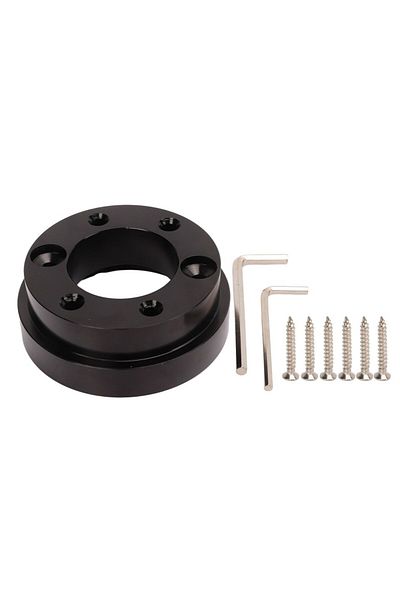 Choice black 70mm Steering Wheel Adapter Plate Aluminium Alloy for Logitech G29 G920 13inch 14inch Steering