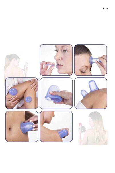 Tahtakale Dünyası 4 farklı boy slikon yüz kol bacak sırt selülit vakum masaj ...