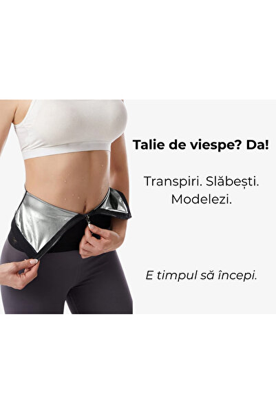 OBRO Centura Slabit cu Efect Termic - Transpiratie Vizibila, Modelare Rapida ...