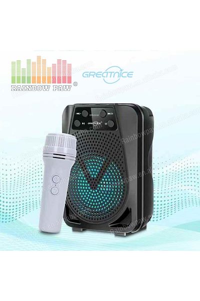 greatnice Wireless Bluetooth Speaker – Portable Speaker with LED Light, Deep Bass, Big Sound GTS-2116
