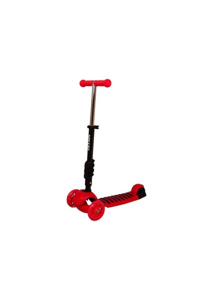 Welora Children's Scooter 2 Years+, 5-in-1 Seat with Parental Handle, Red