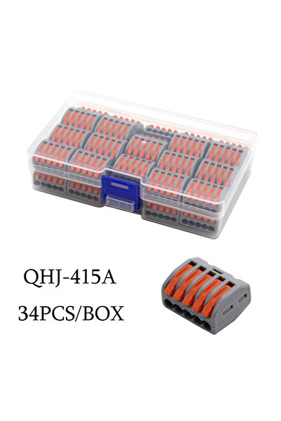 Choice6 415A-34PCS موصل كهربائي سلكي صغير معلب 222 شريط إضاءة LED موصلات سريع...