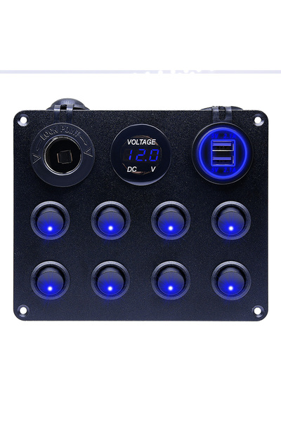 Choice1 لوحة مفاتيح تبديل زرقاء بثمانية أزرار، وخمسة أزرار، وثمانية أزرار، مع...