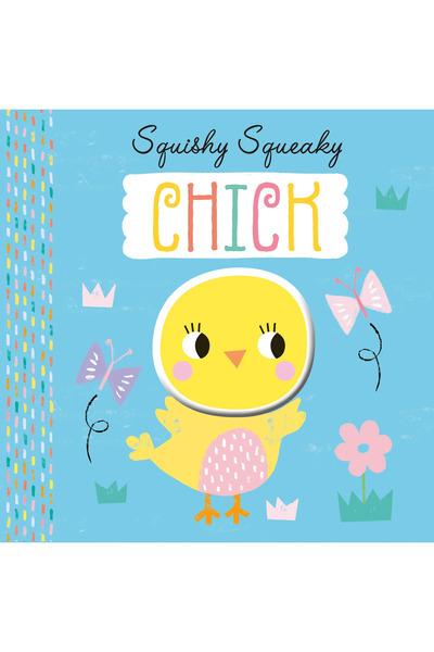 North Parade Children's book, NPP, Squishy Squeaky Chick - Children's Silicone Board Book, 1+ years