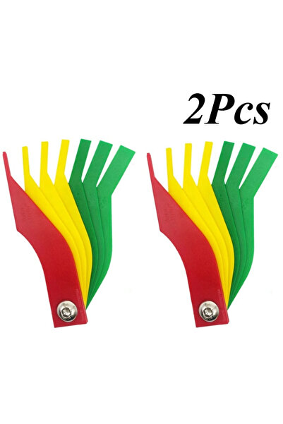 Choice1 2Pcs Universal Automotive Brake Pad Thickness Gauge Brake Pad Measure...