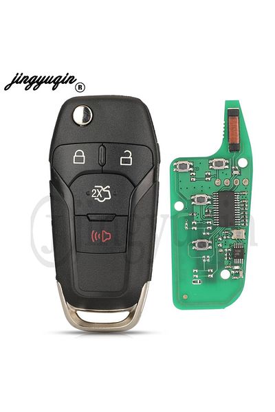 Choice 3 plus1 315Mhz jingyuqin N5F-A08TAA Flip Remote Car Key 315MHz ID49-7945P Chip For Ford Fusion 2013-