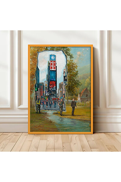 HOMEPACK AHŞAP ÇERÇEVELİ TABLO ÇERÇEVELİ POSTER SANATSAL DUVAR DEKORU TK/1477
