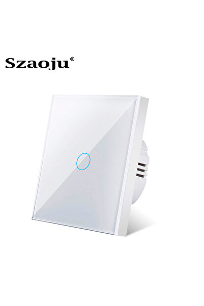 Choice5 white touch one EU Touch Switch LED Crystal Glass Panel Wall Lamp Lig...