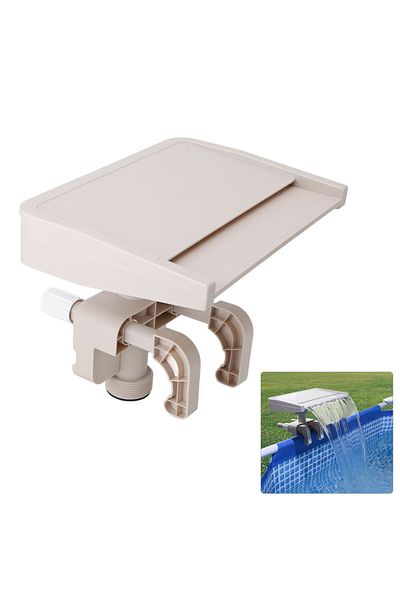 Choice Relaxing Waterfall Cascade Ground Swimming Pool Fountain Spillway Attachment Detachable PVC Pool...