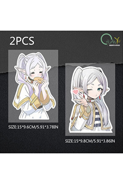 Choice 15 سم C417A3 قطعتين من ملصقات فريرن أنمي تشيبي للفتيات مقاومة للخدش من...