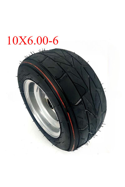 Choice إطار كهربائي معدّل للعربات الكارت مقاس 10X6.00-6 و 10X6.00-5.5 مع حزام...