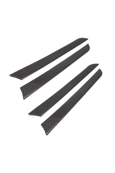 Choice For Audi A4 B8 A5 2010 2011 2012 2013 2014 2015 2016 Carbon Fiber Window Door Panel Trim Cover