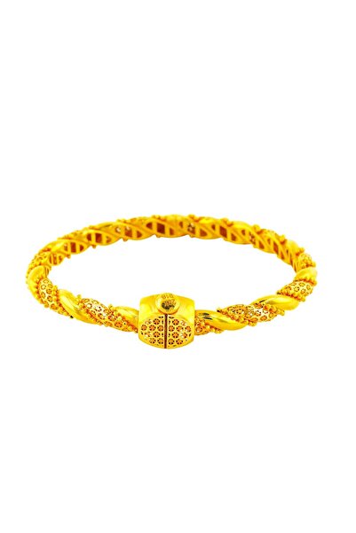 Altınkaynak 22 Ayar Altın Tasarım Bilezik - 0194475