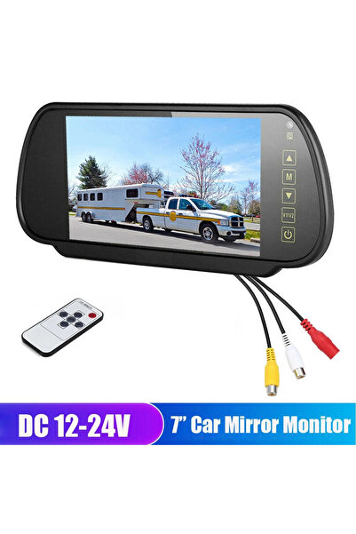 Choice5 ONLY MONITOR 7" Mirror Monitor 12V Night Vision Reverse Backup Camera...