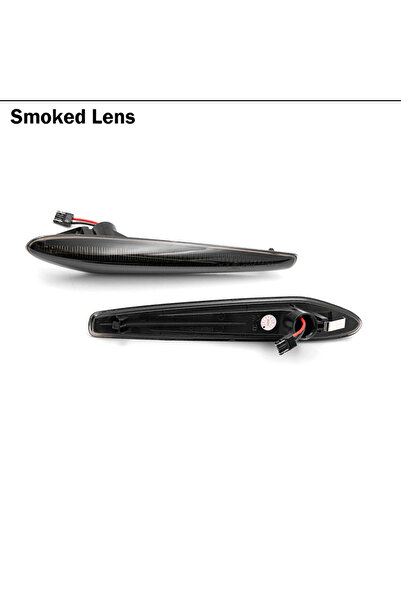 Choice1 مصباح إشارة انعطاف ديناميكي LED بعدسة مدخنة، مصباح جانبي، مصباح إشارة...