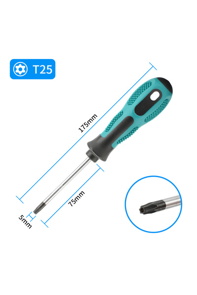 Choice8 T25 1pcs Torx magnetic screwdriver precision T5 T6 T7 T8 T9 T10 T15 T...