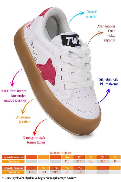 Kiko Kids Rida Daily Lace-Up Girls' Sports Shoes