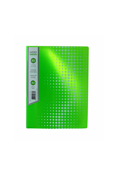 Noki Sunum Dosyası Neon Yeşil 60 Yaprak 64160N-160