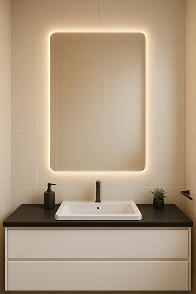 BUGUSAN Buğulanmayan Ledli Banyo Aynası 80x100 cm