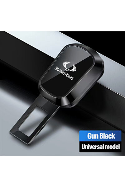 Choice 1 قطعة مشبك حزام الأمان للسيارة باللون الأسود على شكل حرف H، قابس تمدي...