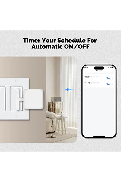 Choice1 1 PC MOES Tuya Smart Bluetooth Finger Robot Warp Switch Button Key Smart Life App with Voice Control