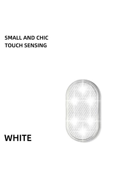 Choice3 مصباح داخلي أبيض يعمل باللمس للسيارة، مصباح سقف فيلكرو للسيارة، إضاءة...