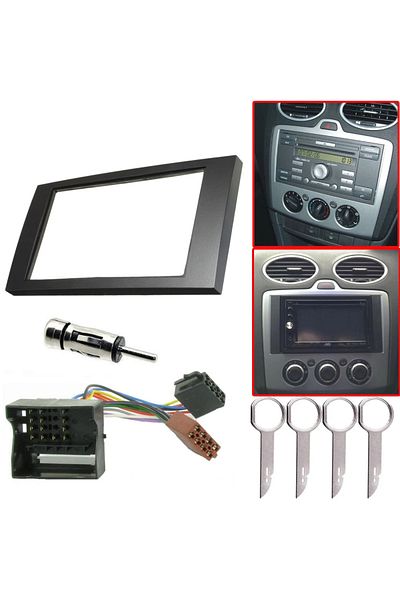 Choice AB For Ford Double Din Stereo Fascia Fitting Kit Surround Wiring Adaptor Facia Panel Interior Access