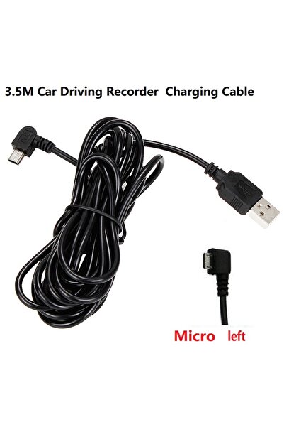 Choice20 كابل شحن كاميرا السيارة الصغيرة (3.5 متر) من نوع Micro-C، مزود بمقبس...