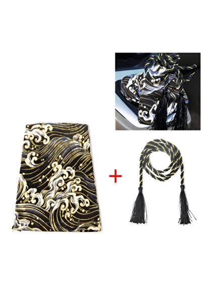 Choice6 غطاء واقٍ من الغبار لمقبض ناقل الحركة من القماش بنمط سيف الساموراي، م...