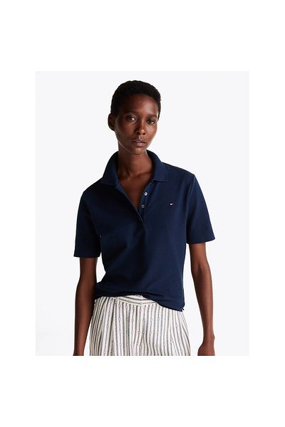Tommy Hilfiger بولو نسائي باللون الأبيض