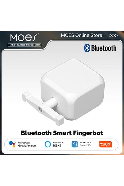 Choice1 1 PC MOES Tuya Smart Bluetooth Finger Robot Warp Switch Button Key Smart Life App with Voice Control