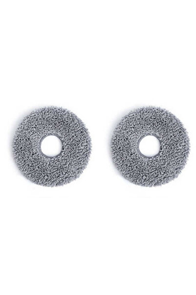 Ecovacs Σετ 2 ανταλλακτικών σφουγγαρίστρας που πλένονται, συμβατά με την ηλεκτρική σκούπα Deebot T30/T30S, γκρι