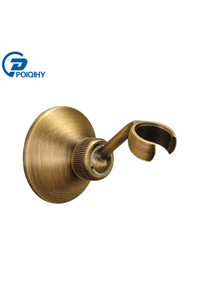 Choice حامل دش يدوي من النحاس العتيق مع رأس دش يدوي من السيراميك وحامل نحاسي ...