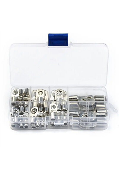 Choice 60 قطعة من موصلات الأسلاك الفضية المطلية بالقصدير SC لكل طرف سلك، طرف ...