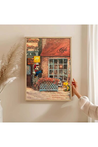 HOMEPACK TABLOA CU CADRU DE LEMN POSTER CU CADRU DECOR ARTISTIC DE PERETE TK/...