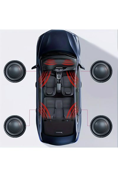 Choice 6.5inch x1pcs 1pc 6.5" Car Subwoofer 200W Audio Speaker 4 Ohm Car Component Stereo Modification for