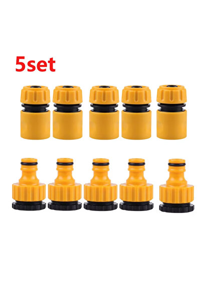 Choice مجموعة وصلات خرطوم سريعة متعددة الاستخدامات للحدائق، طرف مزدوج ذكر، 1/...