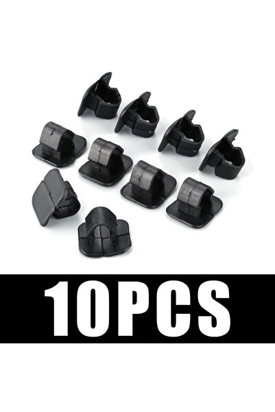 Choice مشابك عزل غطاء محرك السيارة باللون الأسود، 10 قطع، مثبت برشام، 1H58638...