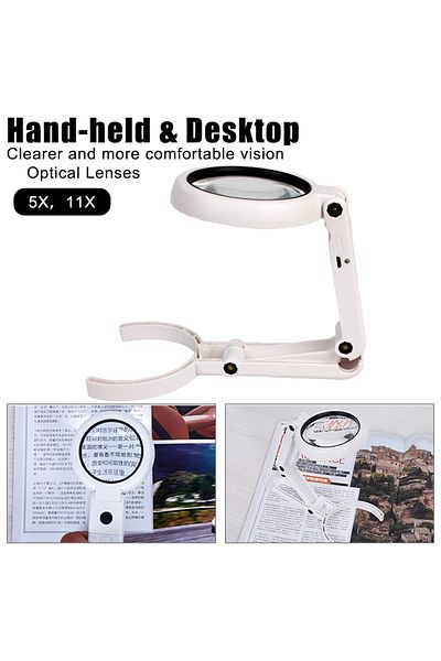 Choice Foldable with 8 LED Light 5x 11x Stand Desk for Jewelry Appraisal Reading Repair Magnifying Glass...