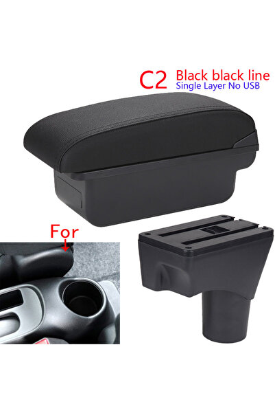 Choice4 C2 Black line NO USB For Nissan Sunny Armrest Box For Nissan March Mi...
