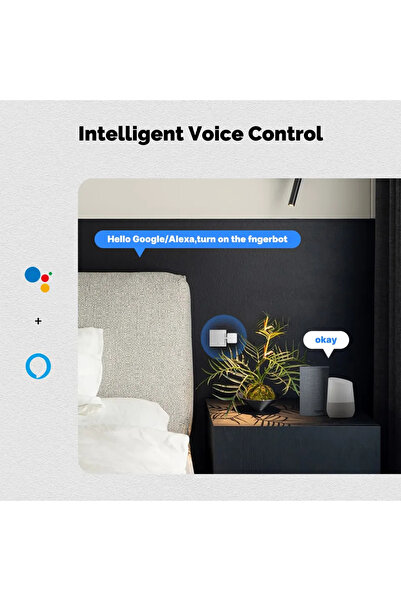 Choice1 1 PC MOES Tuya Smart Bluetooth Finger Robot Warp Switch Button Key Smart Life App with Voice Control