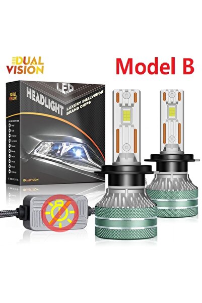 Choice10 9006/HB4 6000K موديل B K5C H7 مصابيح أمامية LED 60000LM Canbus 8000K...